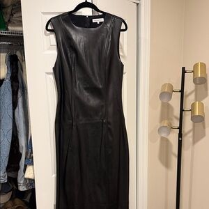 WeWoreWhat Black Midi Dress